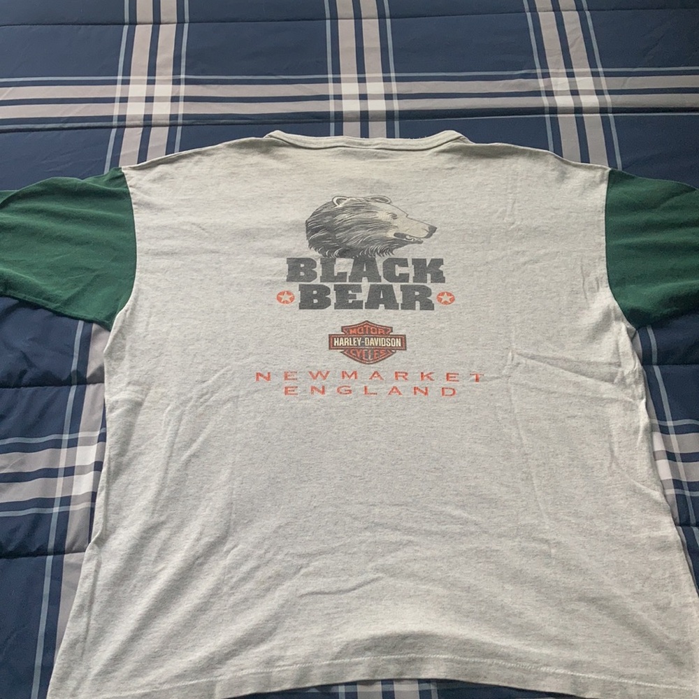 Vtg Harley Davidson Patchwork Tee - image 4